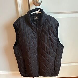 New Balance Men's Black Quilted Vest